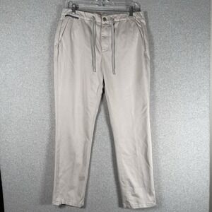 Teleria zed pants mens 35 athletic fit khaki straight leg pants